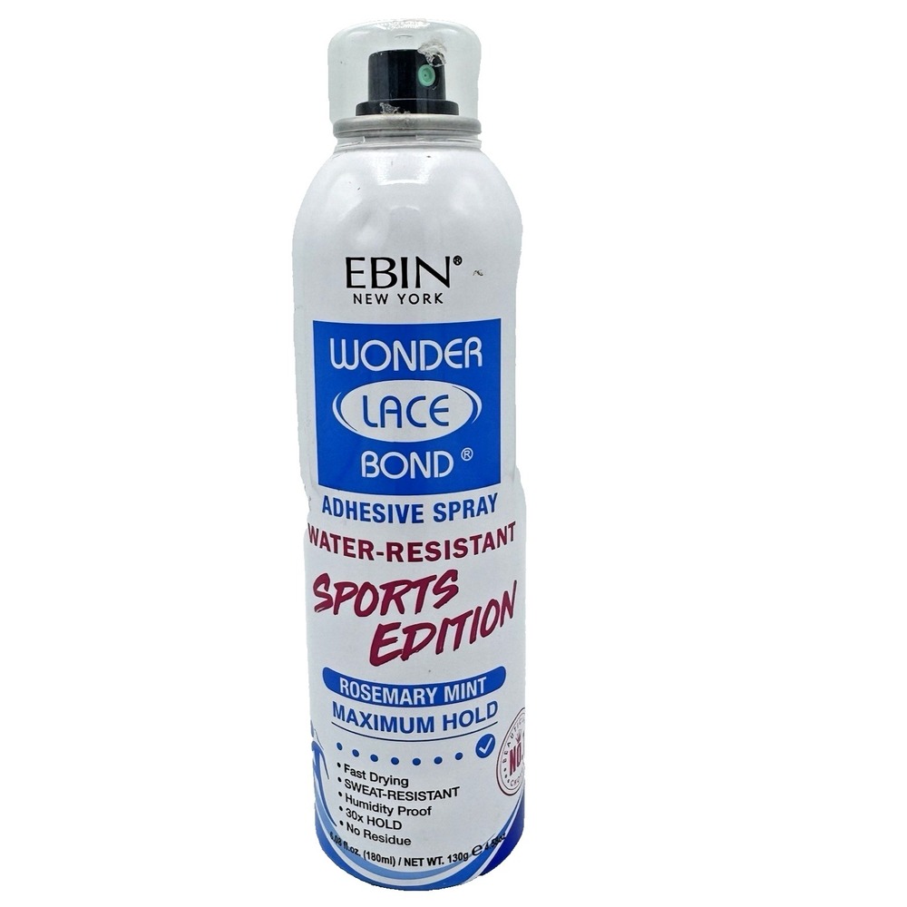 EBIN Wonder Lace Bond Spray Sports Edition Rosemary Mint 6.08oz Max Hold Strong